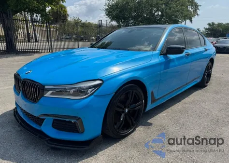 2017 BMW 750 I z USA, uszkodzony, nr VIN WBA7F0C34HGM22159